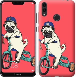 

Чехол Мопс на велосипеде для Huawei Y7 Prime (2019) 698315
