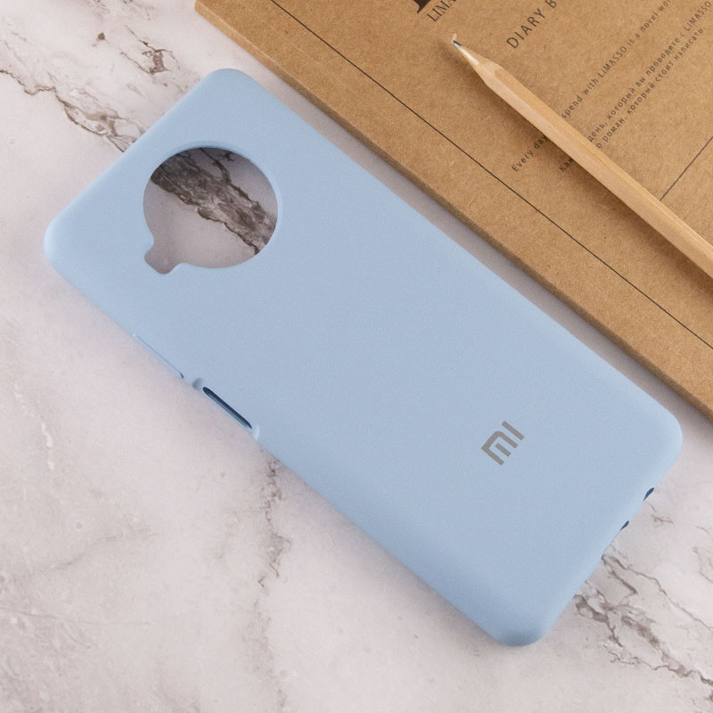 Купить Чехол Silicone Cover Full Protective (AA) для Xiaomi Mi 10T Lite / Redmi Note 9 Pro 5G (Голубой / Lilac Blue) на vchehle.ua