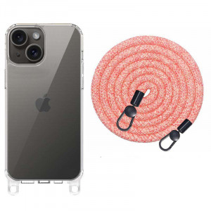 Чохол TPU Transparent with Straps для iPhone 13