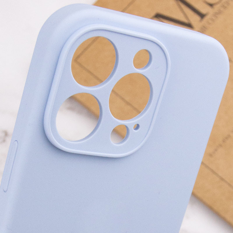 Заказать Чехол Silicone Case Full Camera Protective (AA) NO LOGO для Apple iPhone 13 Pro Max (6.7") (Голубой / Lilac Blue) на vchehle.ua