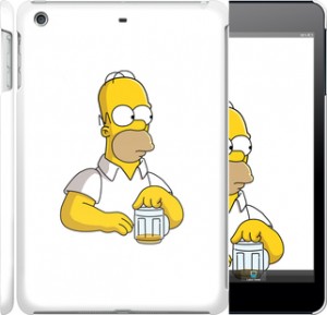 Чехол на iPad mini Задумчивый Гомер. Симпсоны