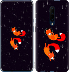 Чехол Лисички в космосе для OnePlus 8