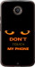 Чохол Don't touch the phone на Motorola Moto X2