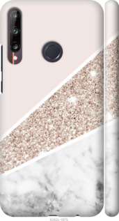 Чехол Пастельный мрамор для Huawei P40 Lite E