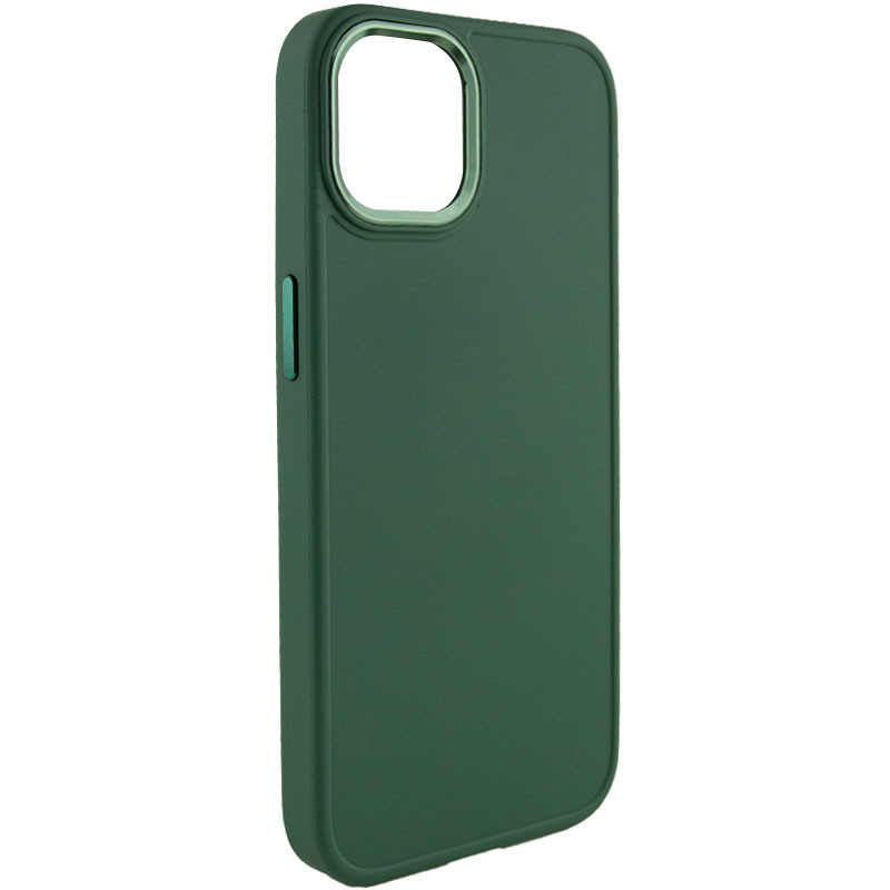 TPU чохол Bonbon Metal Style на Apple iPhone 12 Pro Max (6.7") (Зелений / Pine green)