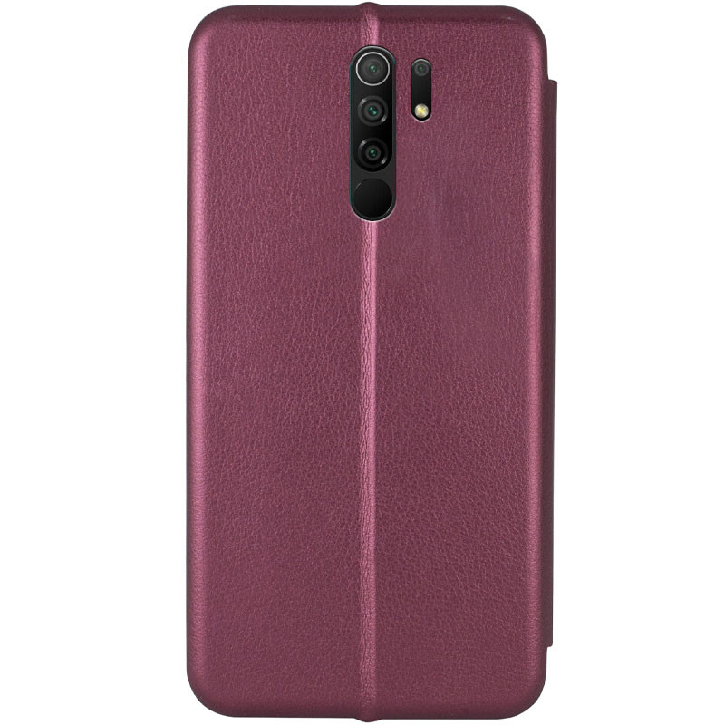 Фото Шкіряний чохол (книжка) Classy на Xiaomi Redmi 9 (Бордовий) на vchehle.ua