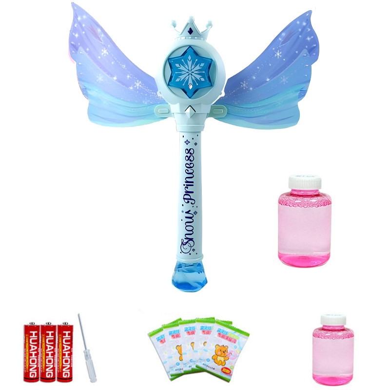Фото Пістолет із мильними бульбашками SHT 8603 Snow Princess + bottle 130ml (Blue) на vchehle.ua