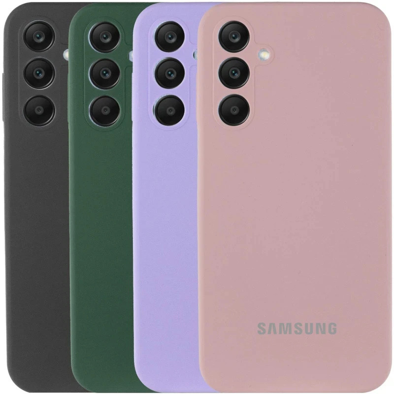 Чохол Silicone Cover Lakshmi Full Camera (AAA) with Logo на Samsung Galaxy A35