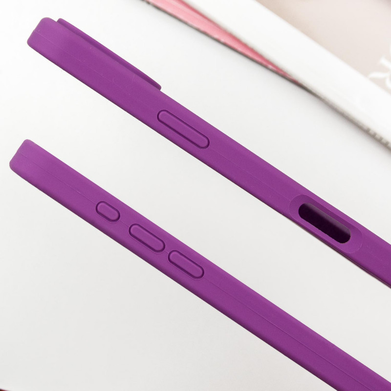 Чохол Silicone Case Full Protective (AA) на Apple iPhone 16 Plus (6.7") (Фіолетовий / Grape) в магазині vchehle.ua