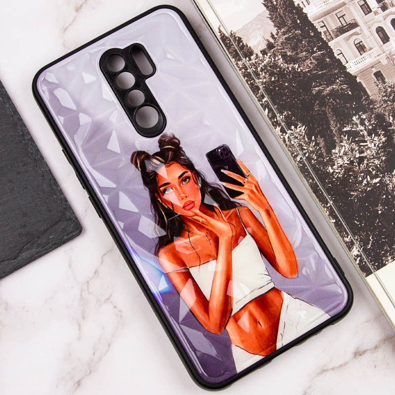 TPU+PC чохол Prisma Ladies на Xiaomi Redmi 9 (Black in White) в магазині vchehle.ua