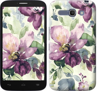 

Чохол Квіти аквареллю на Alcatel One Touch POP C9 297040