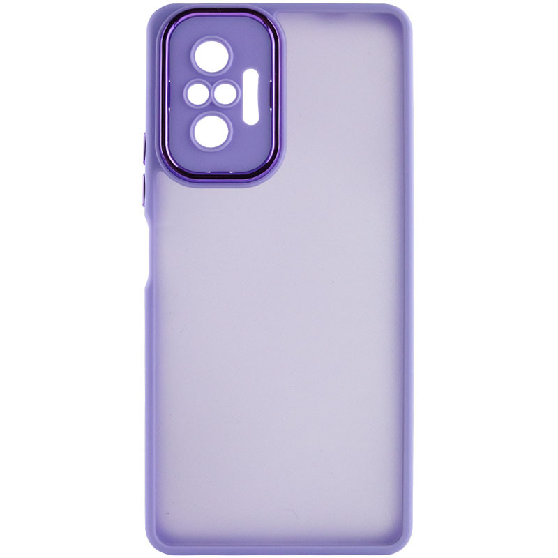 Фото TPU+PC чохол Accent на Xiaomi Redmi Note 10 Pro / 10 Pro Max (White / Purple) на vchehle.ua