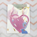 Подарочный пакет Gold Heart M (01)