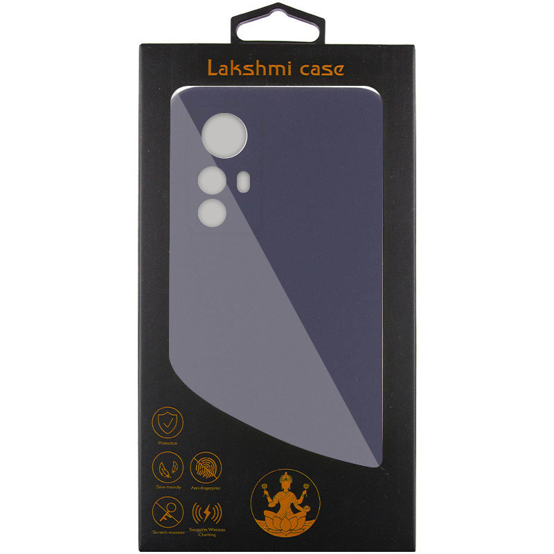 Чохол Silicone Cover Lakshmi Full Camera (AAA) with Logo на Xiaomi Redmi Note 12S (Сірий / Dark Gray) в магазині vchehle.ua