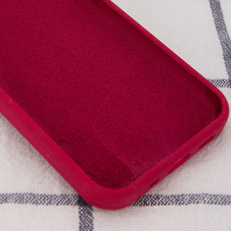 Фото Чохол Silicone Case Full Protective (AA) NO LOGO на Apple iPhone 16 Plus (6.7") (Червоний / Rose Red) на vchehle.ua