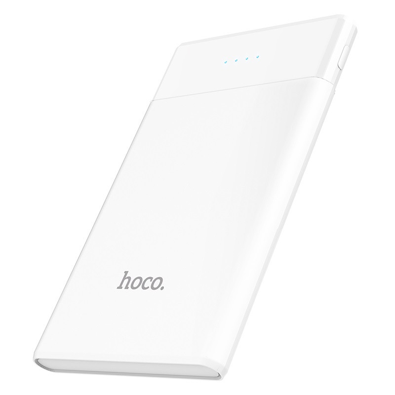 Фото Портативний зарядний пристрій Power Bank Hoco B35D Entourage 5000 mAh (white) на vchehle.ua