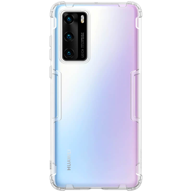 TPU чехол Nillkin Nature Series для Huawei P40 (Бесцветный (прозрачный))