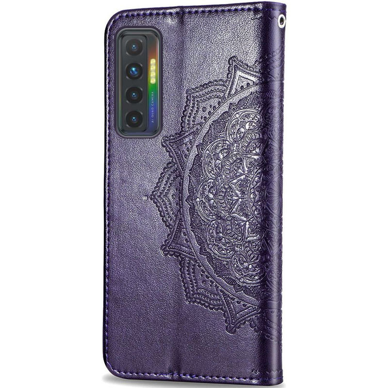 Фото Кожаный чехол-книжка Art Case с визитницей для TECNO Camon 17P (Фиолетовый) в магазине vchehle.ua