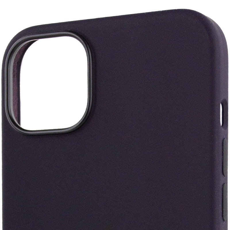 Чехол Silicone case (AAA) full with Magnetic Safe для Apple iPhone 14 Pro (6.1") (Фиолетовый / Elderberry) в магазине vchehle.ua