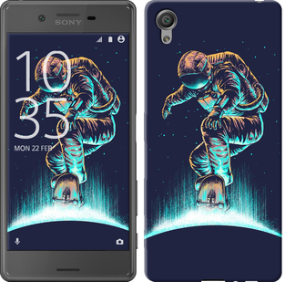 

Чехол Космонавт на скейтборде для Sony Xperia X F5122 591401