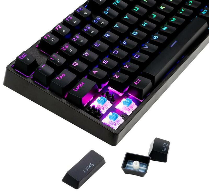 Купити Ігрова клавіатура 1stPlayer MK8 Titan Gateron Blue Switch USB (Black) на vchehle.ua