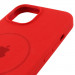 Чохол Silicone Case Full Protective (AA) with Magnetic Safe на Apple iPhone 15 (6.1") (Червоний / Red) в магазині vchehle.ua