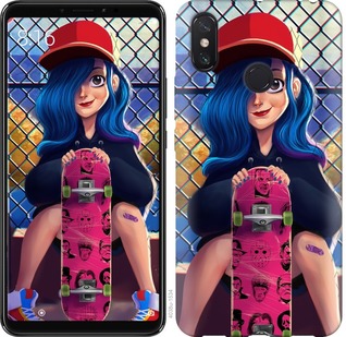 

Чехол Прикольная девочка со скейтбордом для Xiaomi Mi Max 3 671906