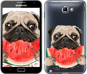 

Чохол Мопс і кавун на Samsung Galaxy Note i9220 843469