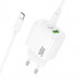 Купить СЗУ Hoco CS55A Surplus PD30W+QC3.0 (1USB-A/1C) + Type-C to Type-C (White) на vchehle.ua