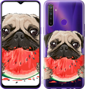 

Чохол Мопс і кавун на Realme 5 917858