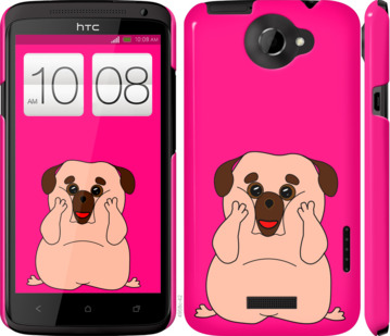 

Чохол Веселий мопс на HTC One X+ 928360