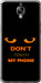 Чехол Don't touch the phone для OnePlus 3