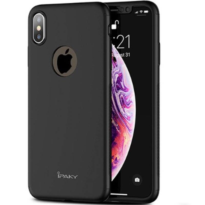 Чехол iPaky Crystal 360 градусов для Apple iPhone X (5.8") / XS (5.8") (+ стекло на экран)