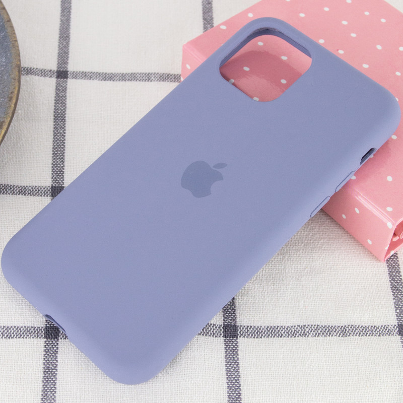 Фото Чехол Silicone Case Full Protective (AA) для Apple iPhone 11 Pro (5.8") (Серый / Lavender Gray) на vchehle.ua