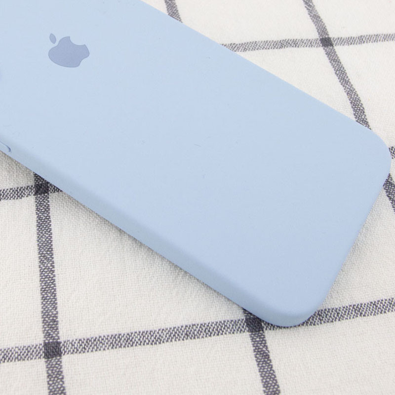 Фото Чохол Silicone Case Square Full Camera Protective (AA) на Apple iPhone XR (6.1") (Блакитний / Mist blue) на vchehle.ua