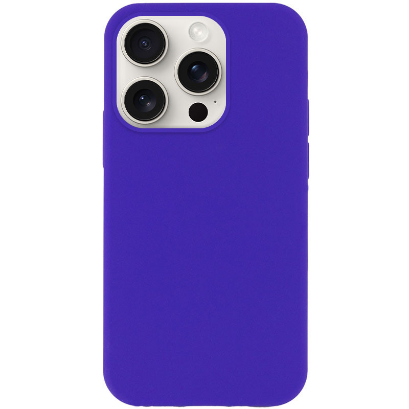 Чехол Silicone Case Full Protective (AA) NO LOGO для Apple iPhone 13 Pro Max (6.7") (Фиолетовый / Ultra Violet)