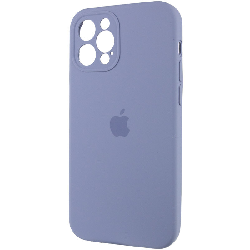 Фото Чехол Silicone Case Full Camera Protective (AA) для Apple iPhone 12 Pro Max (6.7") (Серый / Lavender Gray) в магазине vchehle.ua