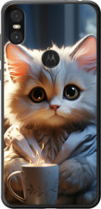 Чохол White cat на Motorola One