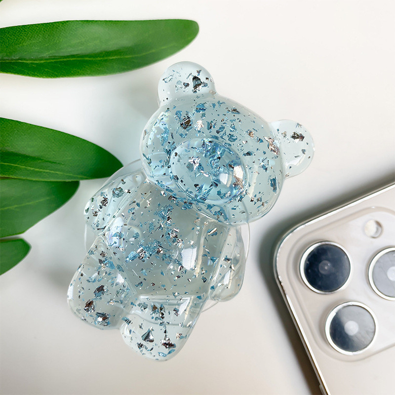 Фото Держатель для телефона Popsocket Big Bear Shimmer (Blue) на vchehle.ua