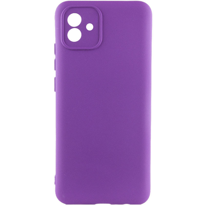 Чохол Silicone Cover Lakshmi Full Camera (A) на Samsung Galaxy A04 (Фіолетовий / Purple)