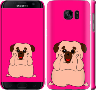 

Чехол Весёлый мопс для Samsung Galaxy S7 Edge G935F 928243