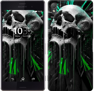 

Чехол Череп-часы для Sony Xperia Z3 Dual 352869