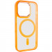 Фото Чохол TPU Iris with Magnetic safe на Apple iPhone 14 Pro (6.1") (Помаранчевий) на vchehle.ua