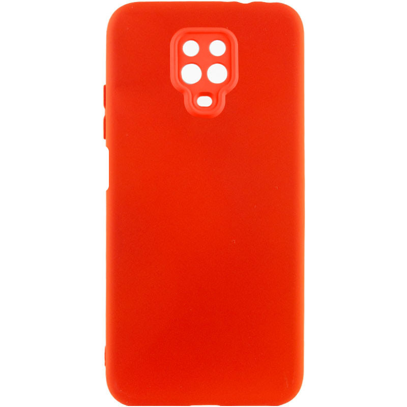 Чехол TPU GETMAN Liquid Silk Full Camera для Xiaomi Redmi Note 9s / Note 9 Pro / Note 9 Pro Max (Красный / Red)