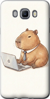 Чехол Funny Capybara CEO Working для Samsung Galaxy J7 (2016) J710F
