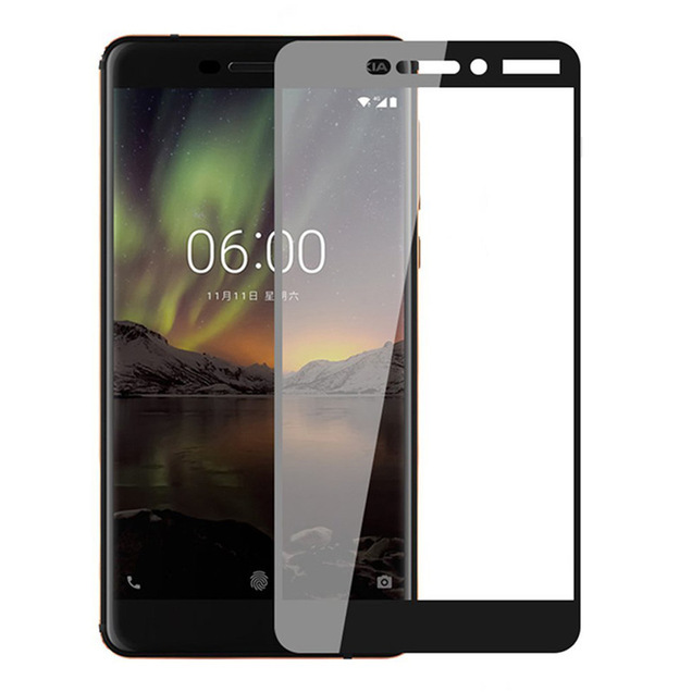 

Захисне скло Mocolo (full glue) на Nokia 6.1 (Чорне) 666669