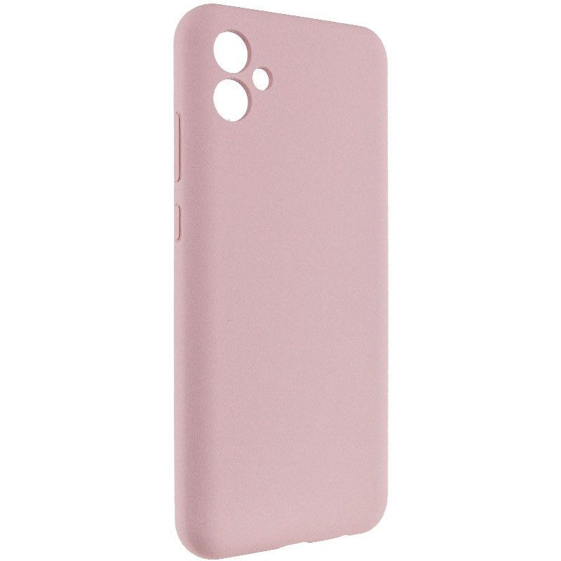 Фото Чехол TPU GETMAN Liquid Silk Full Camera для Samsung Galaxy A04 (Розовый / Pink Sand) на vchehle.ua