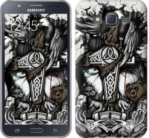 Чехол Тату Викинг для Samsung Galaxy J7 J700H