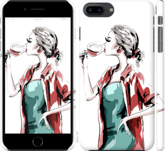 

Чохол Дівчина з келихом на iPhone 8 Plus 841274