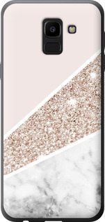 Чехол Пастельный мрамор для Samsung Galaxy J6 2018